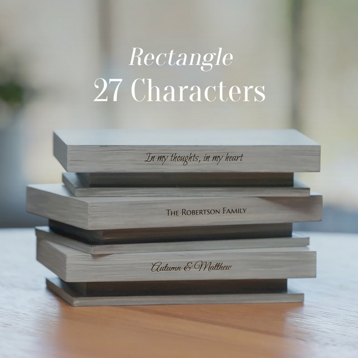 Personalized Rectangle Shelf